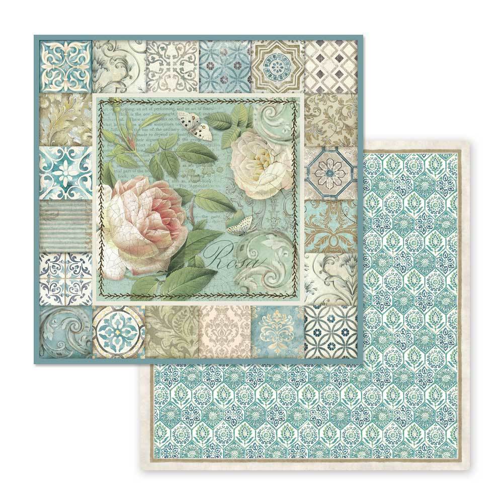 Block de cartulinas "Azulejos de Sueño" de 20.3x20.3 cm (vista 2)