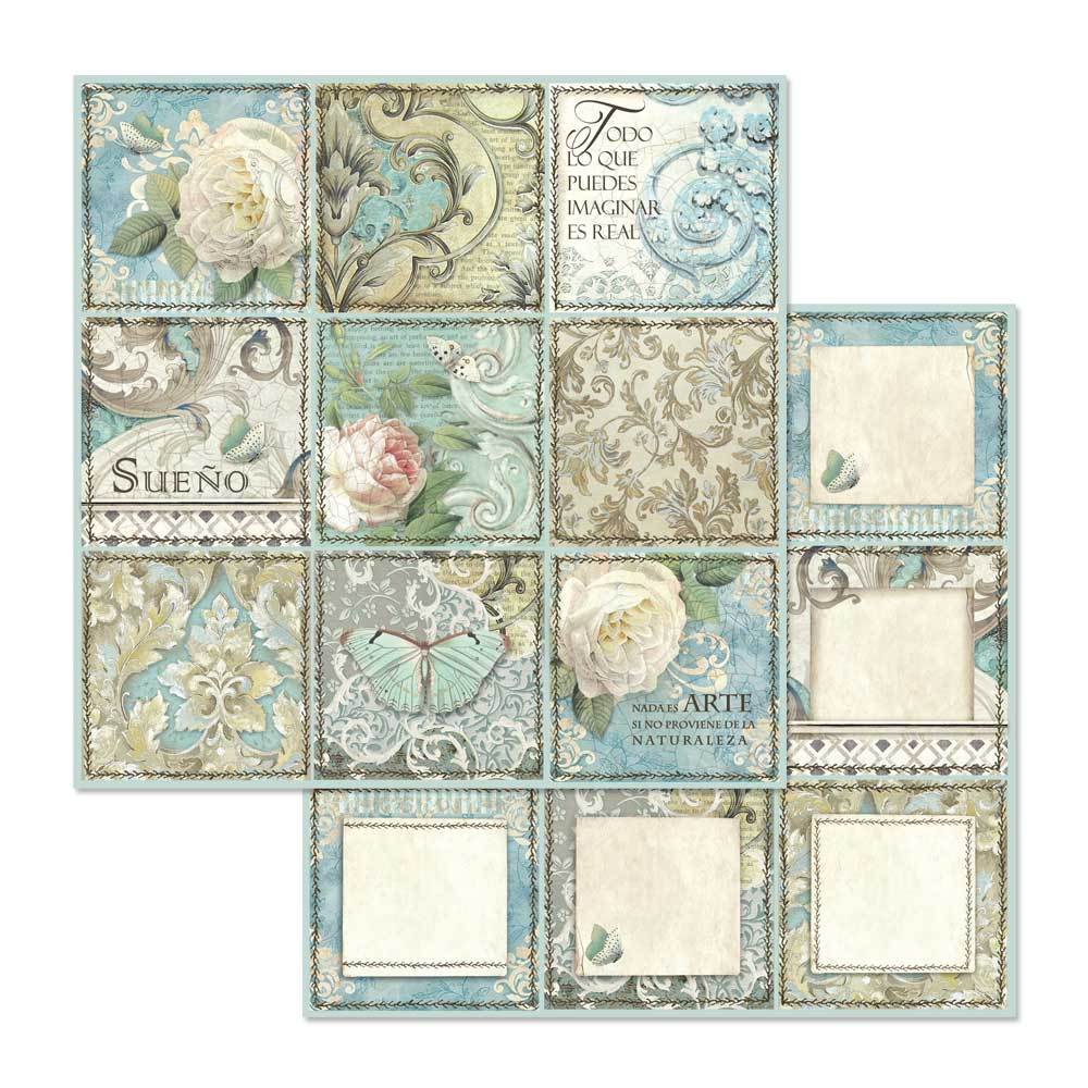 Block de cartulinas "Azulejos de Sueño" de 20.3x20.3 cm (vista 4)