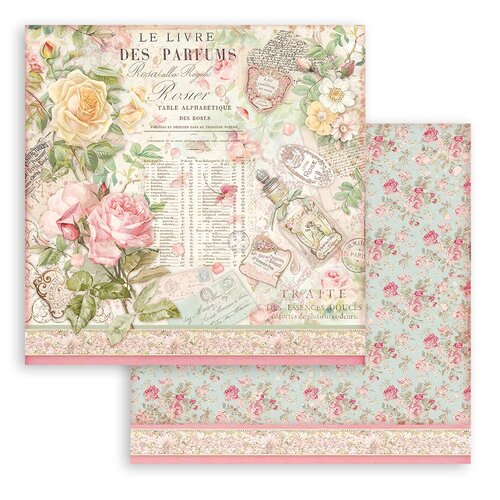 Block de cartulinas ''Rose Parfum'' de 20.3x20.3 cm