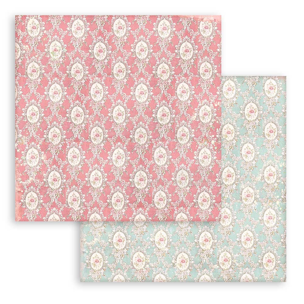 Block de cartulinas ''Fondos Rose Parfum" de 20.3x20.3cm (vista 4)
