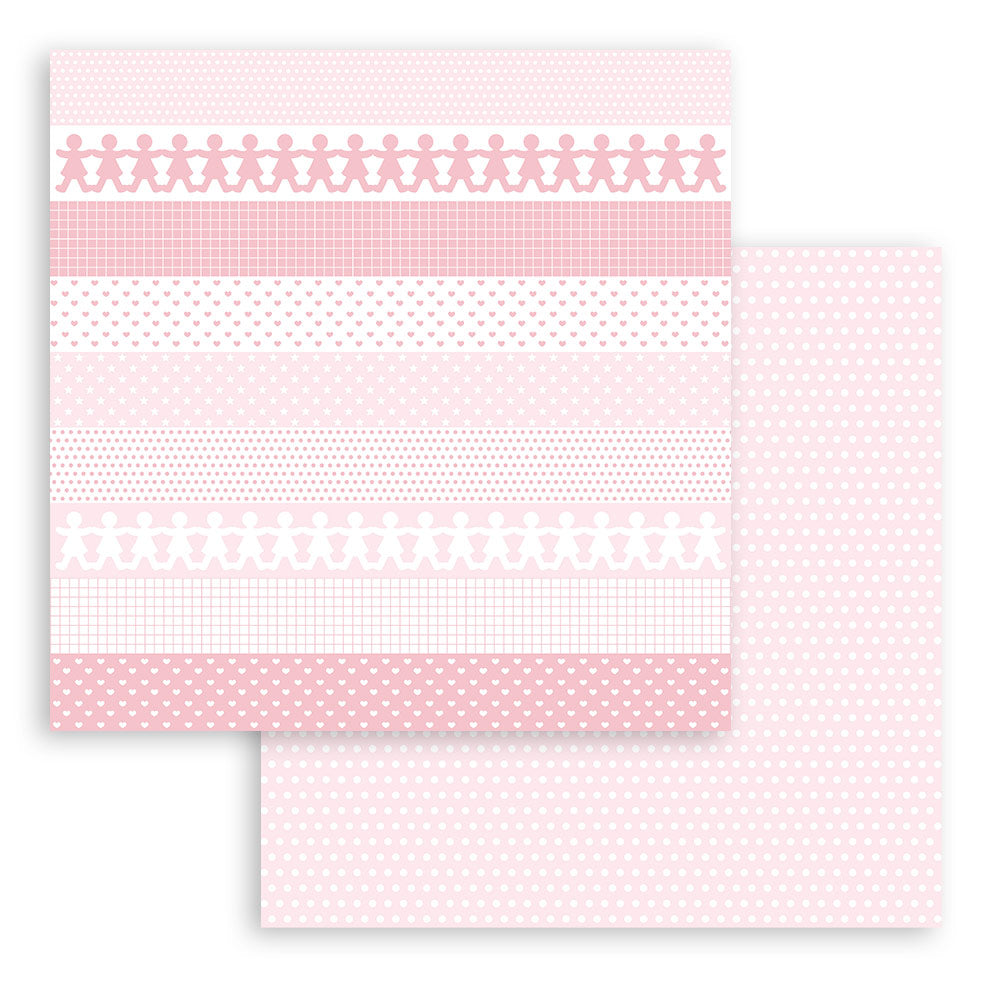 Block de cartulinas ''Fondos Babydream Pink - Niña"