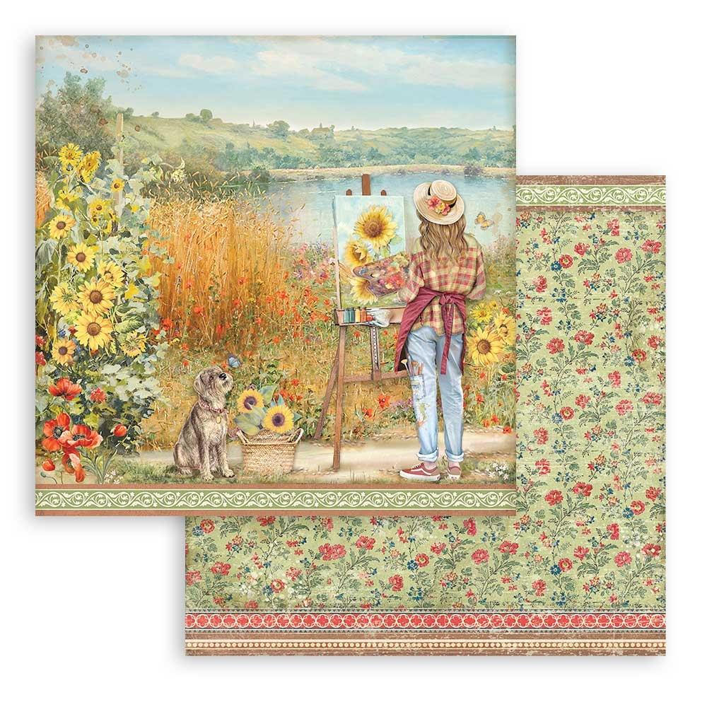 Block de cartulinas "SunFlower Art" 30.5x30.5cm