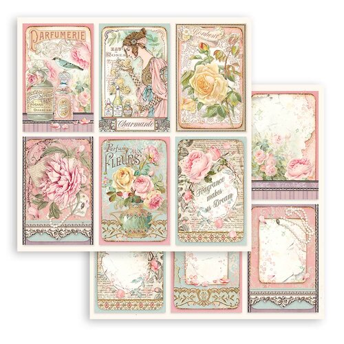 Block de cartulinas ''Rose Parfum'' de 20.3x20.3 cm