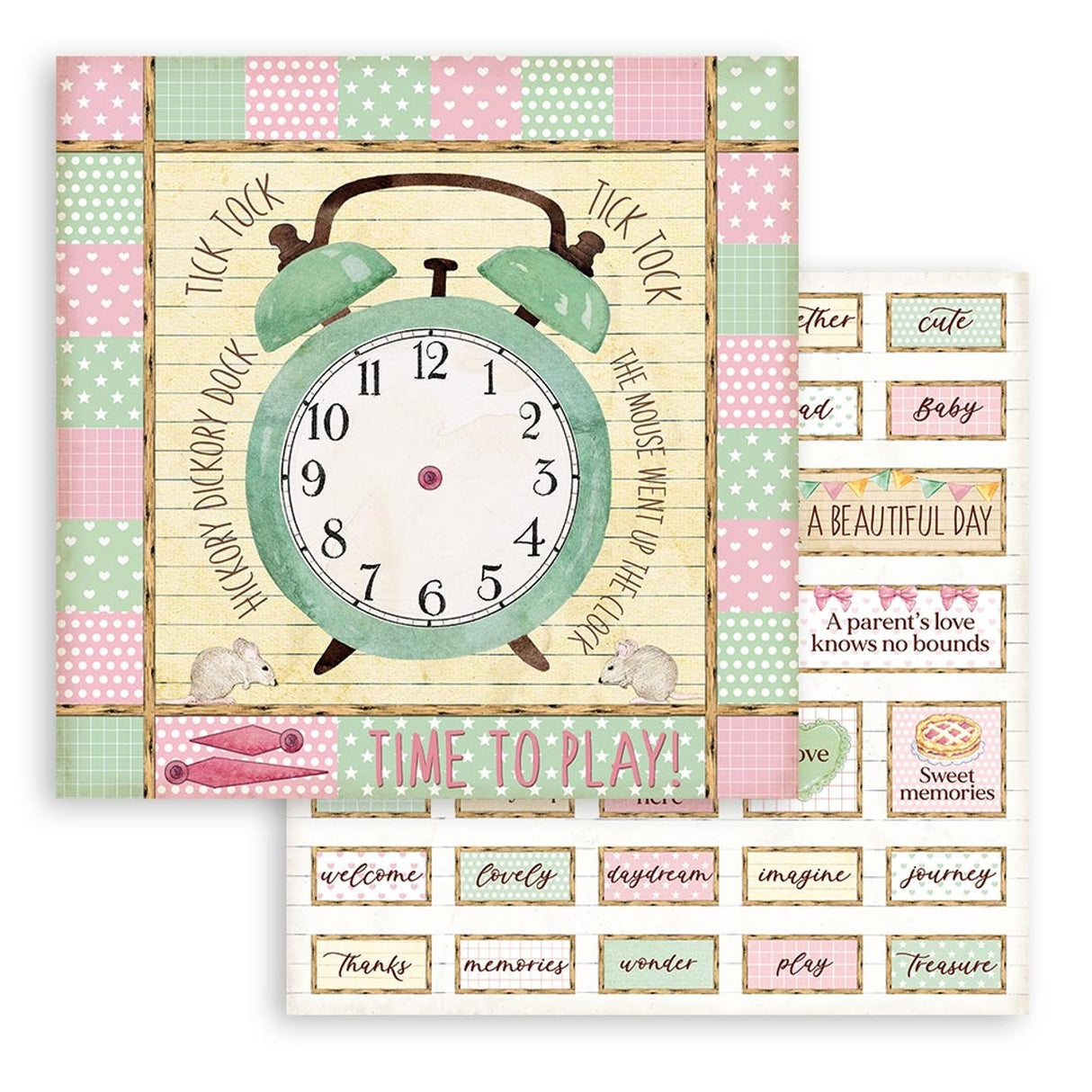 Block de cartulinas "Daydream" de 20.3x20.3 cm (vista 7)