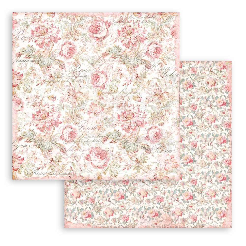 Block de cartulinas ''Fondos Rose Parfum" de 20.3x20.3cm (vista 9)