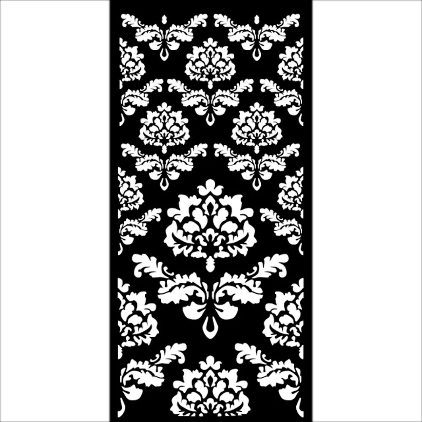 Stencil 12X25cm Greetings Wallpaper - Navidad