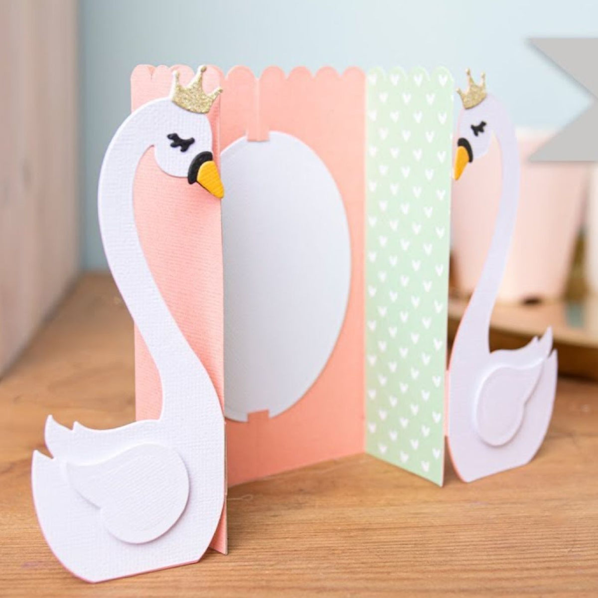 Troqueles Thinlits Tarjeta Fold-a-Long Cisne (vista 2)