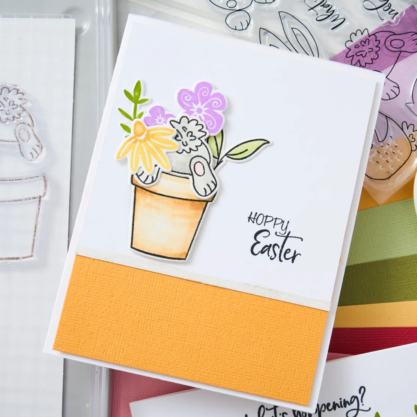 Sellos Clear Bunny Bits & Blooms