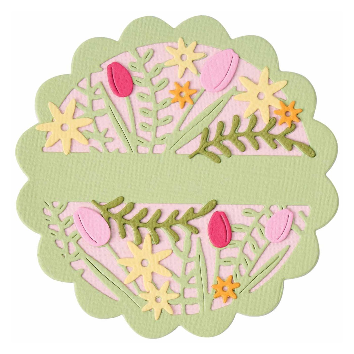 Troqueles Thinlits Tulips & Blooms Circle