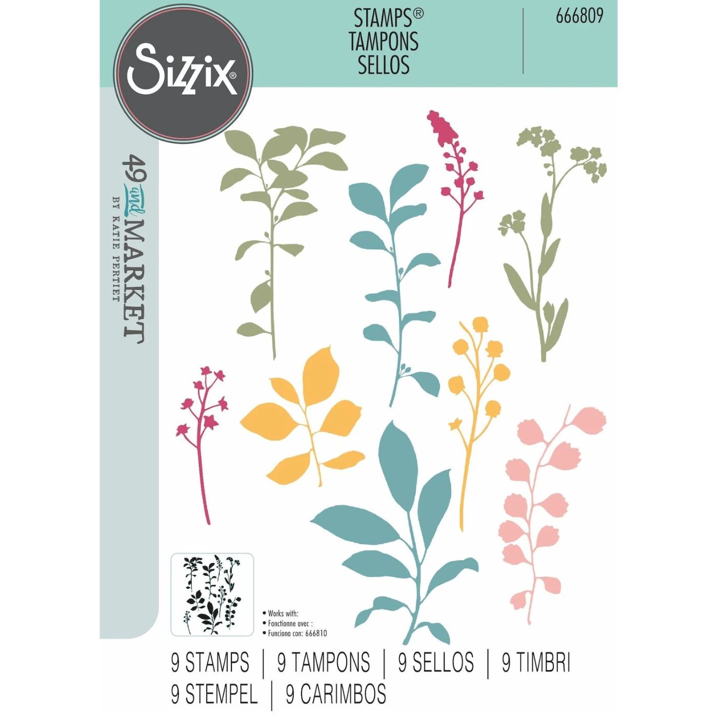 Sellos Clear A5 Fine Stems 01