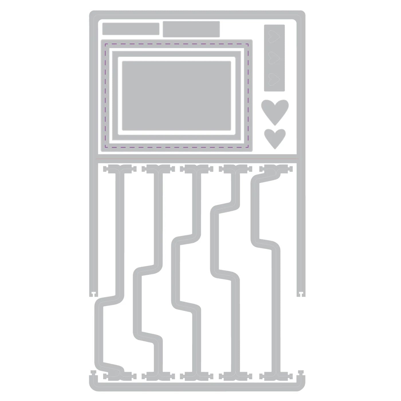 Troqueles Thinlits Snap And Swap File Folders