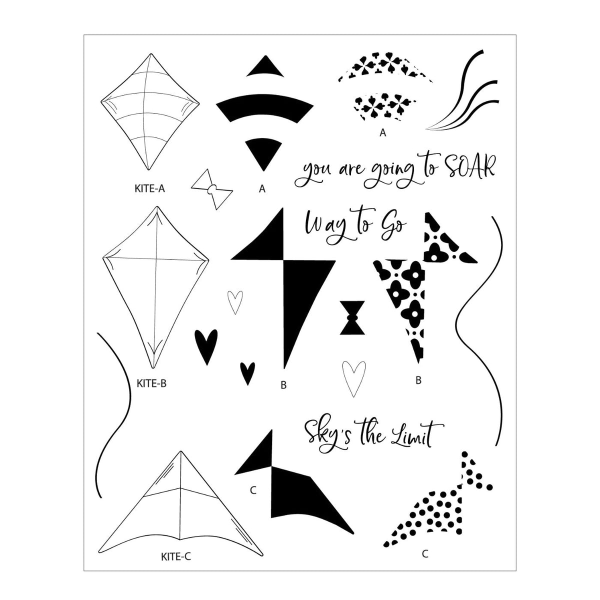 Sellos Clear Sky’s The Limit de Catherine Pooler (vista 4)