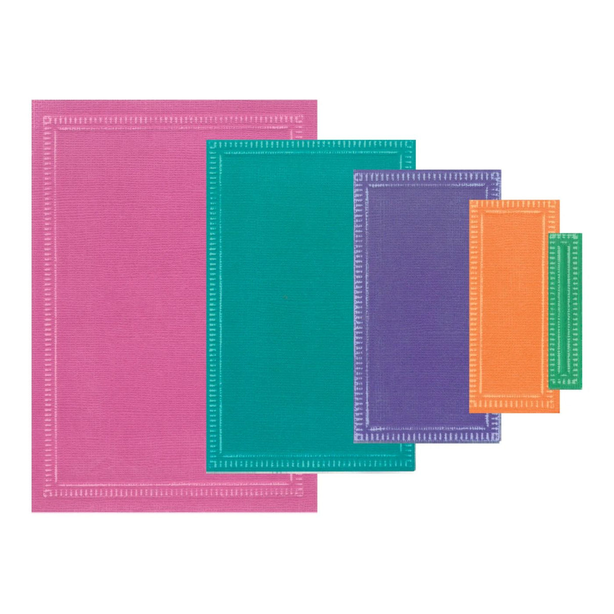 Troqueles Framelits Fanciful Reversed, Renee Deco Rectangles (vista 4)