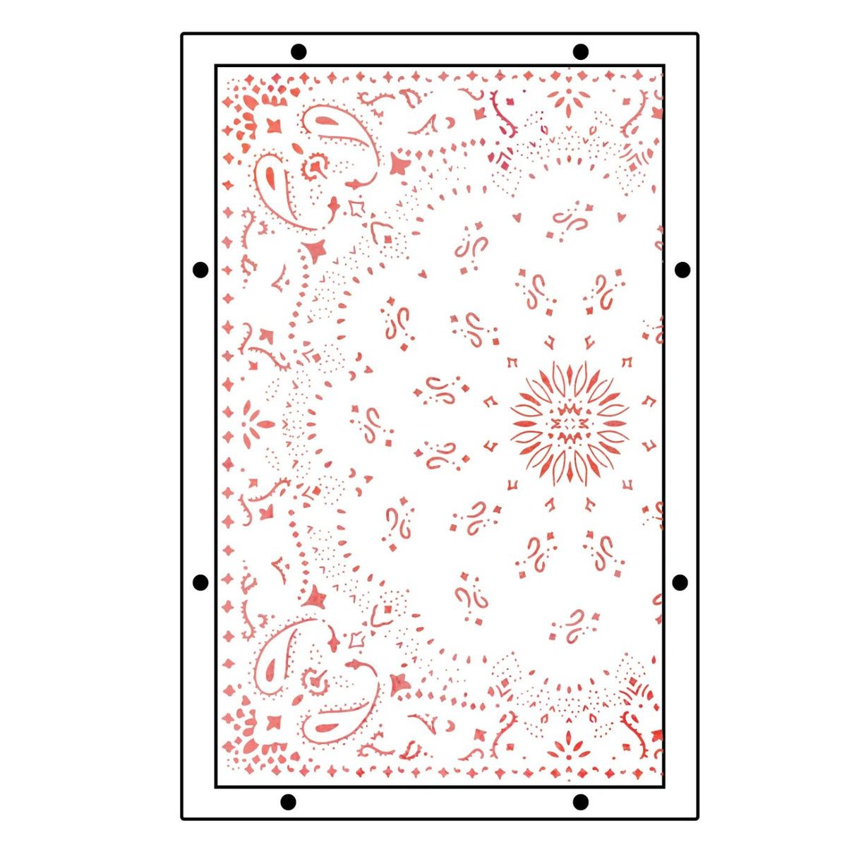 Studio Sellos Clear con Stencils A5 Western (vista 3)