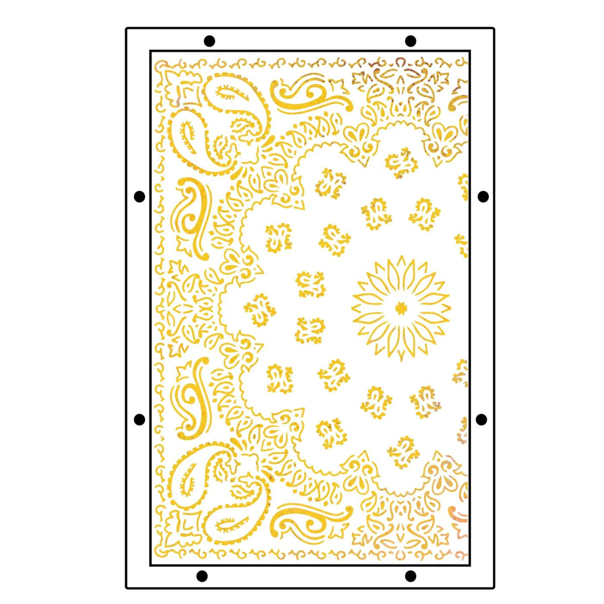 Studio Sellos Clear con Stencils A5 Western (vista 5)