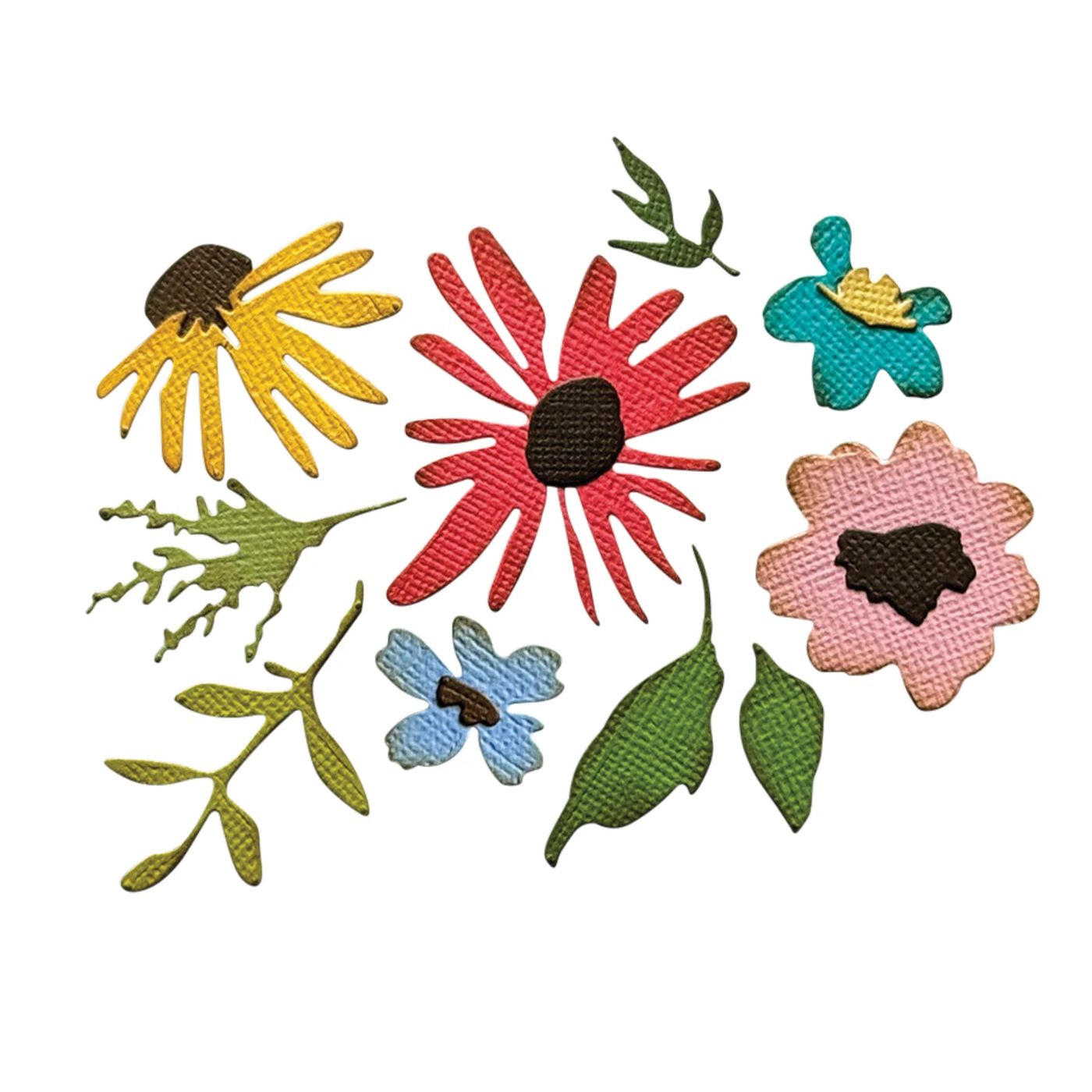 Troqueles Thinlits con Folder Embossing Floristry para Sidekick de Tim Holtz