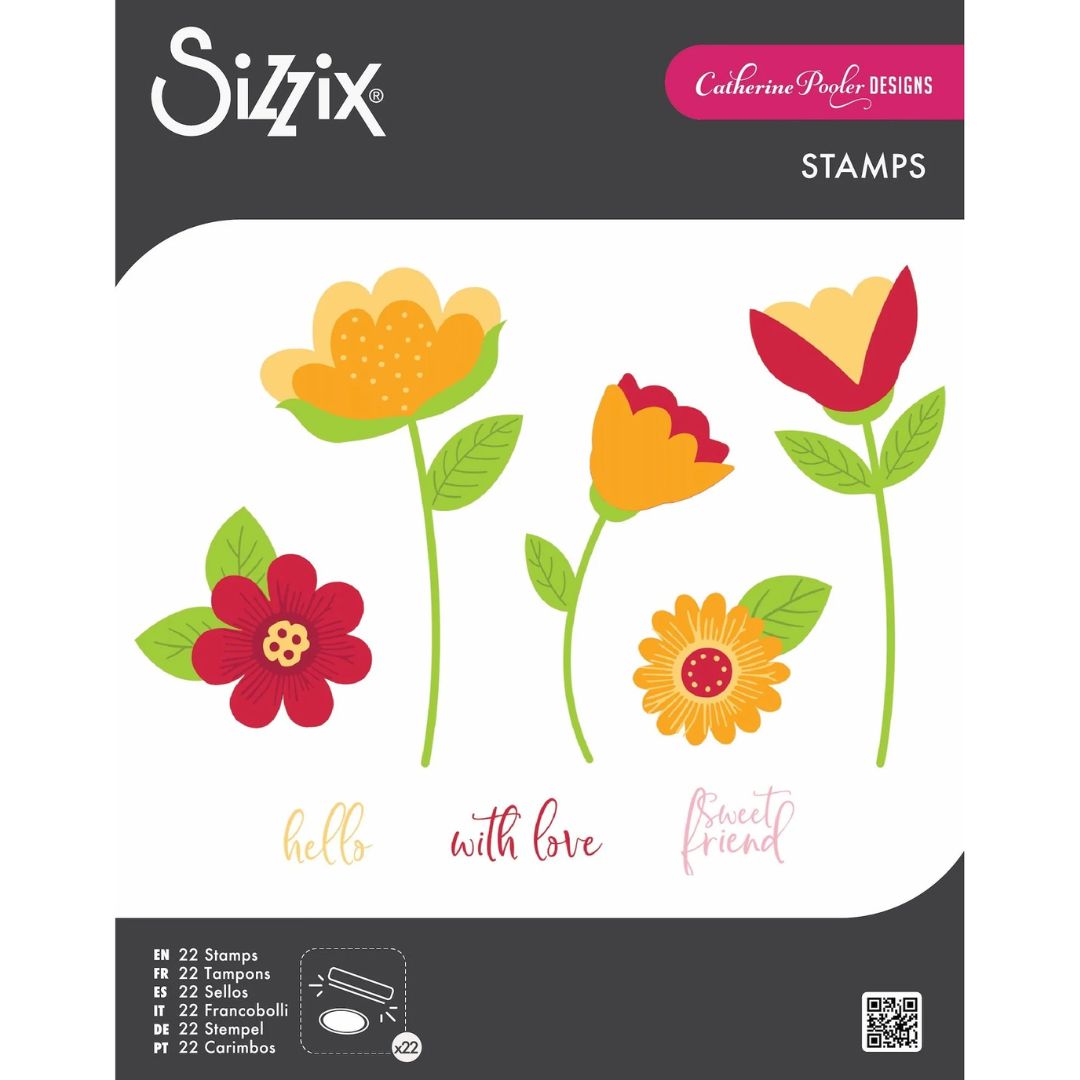 Set Sellos Clear Whimsy Bloom #1