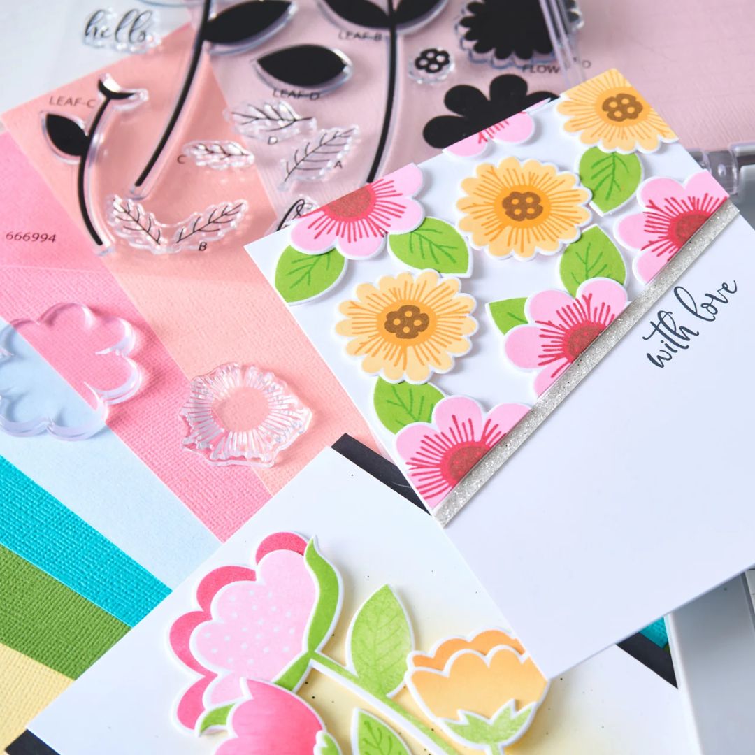 Set Sellos Clear Whimsy Bloom #1