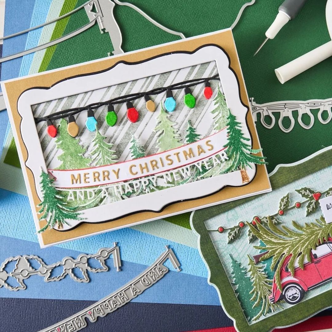 Troqueles Thinlits Snap and Swap Merry Christmas