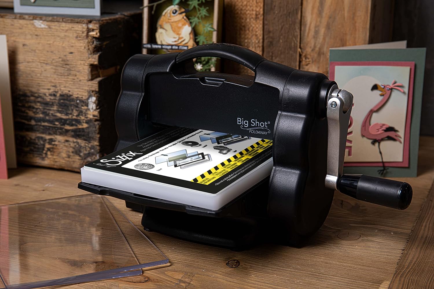 Troqueladora Big Shot Foldaway Tim Holtz Negra