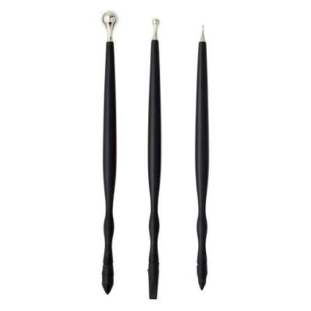 Set de 3 estecas de doble punta Sculpey para detalle en arcilla polimérica