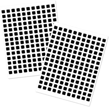 Adhesivos Cuadrado de Espuma Negro (308 piezas)