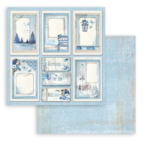 Block de cartulinas "Blue Land" de 20.3x20.3 cm