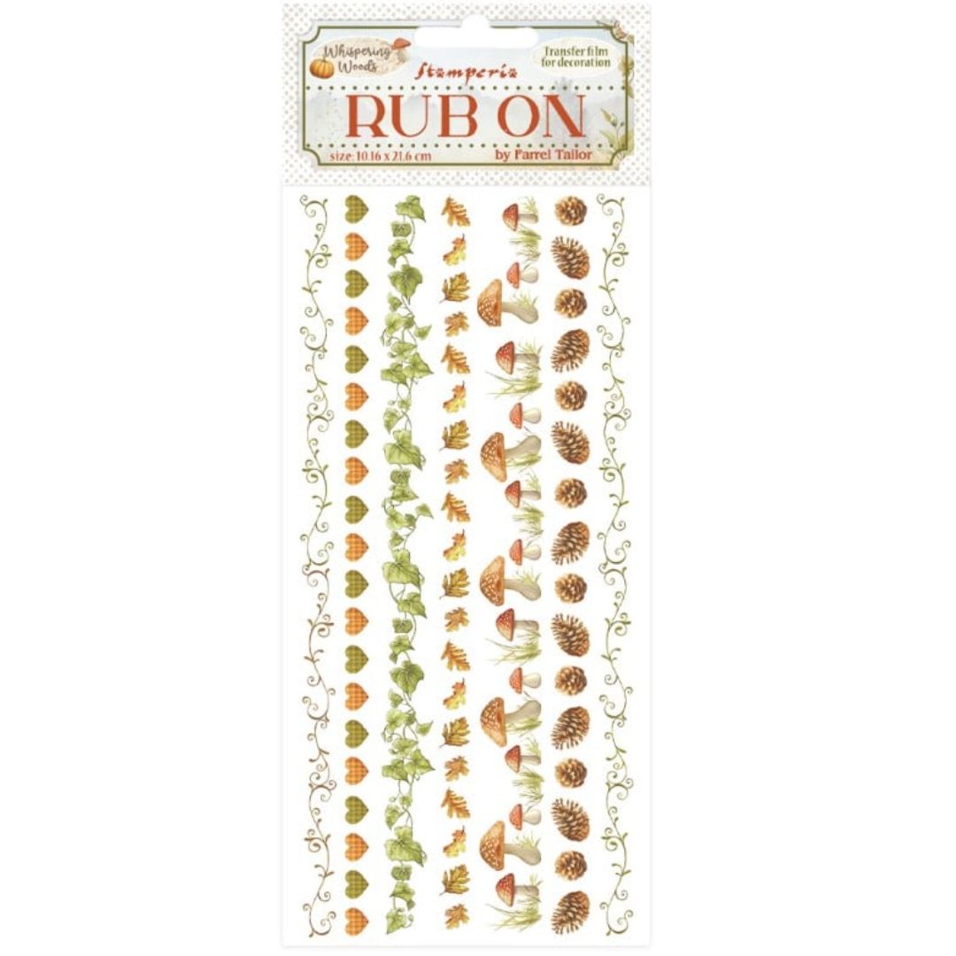 Rub-on Whispering woods Stripes