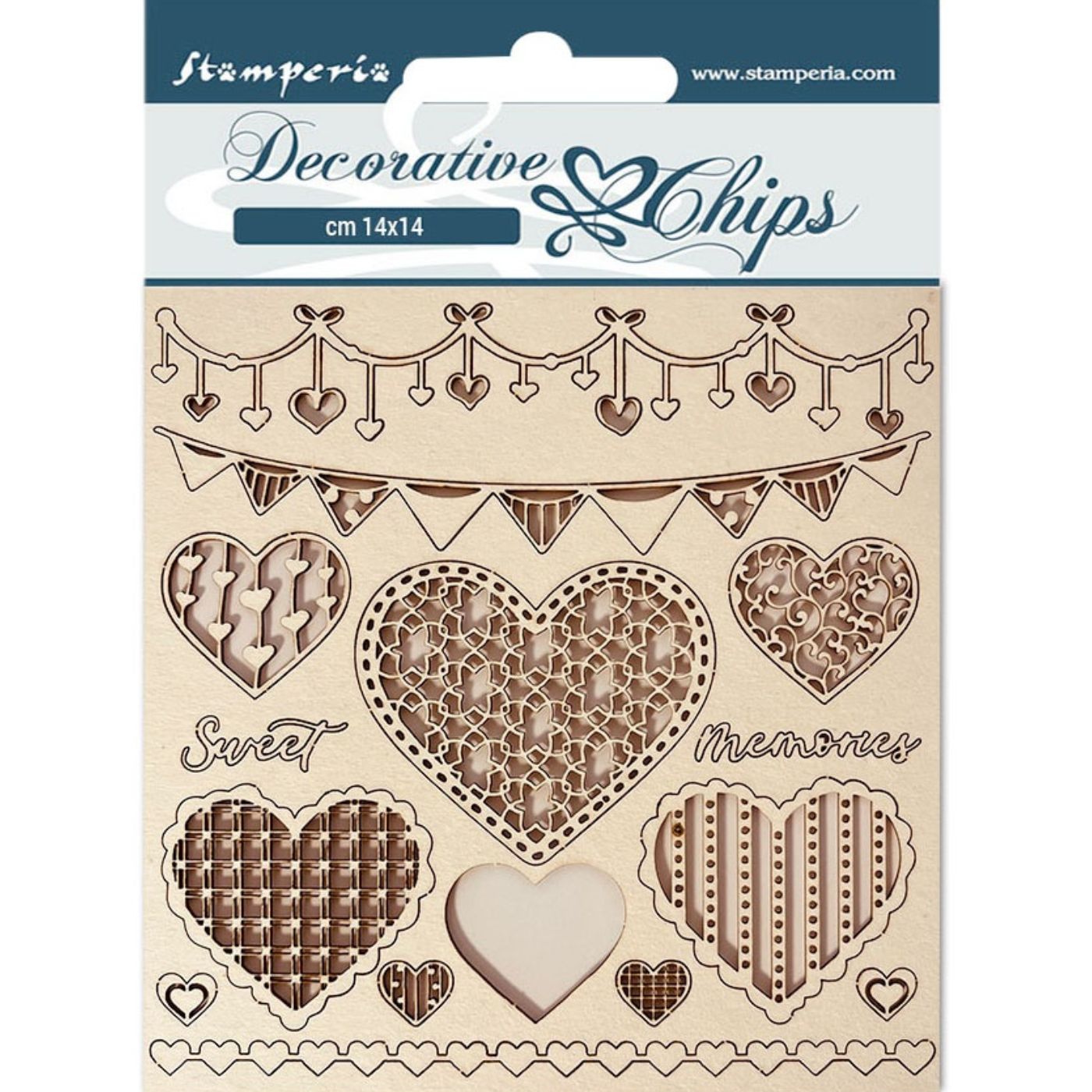 Decorative Chips DayDream - Hearts