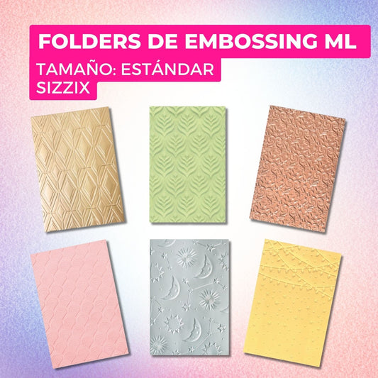 Folder de Embossing Multi-Level Tamaño: Estándar