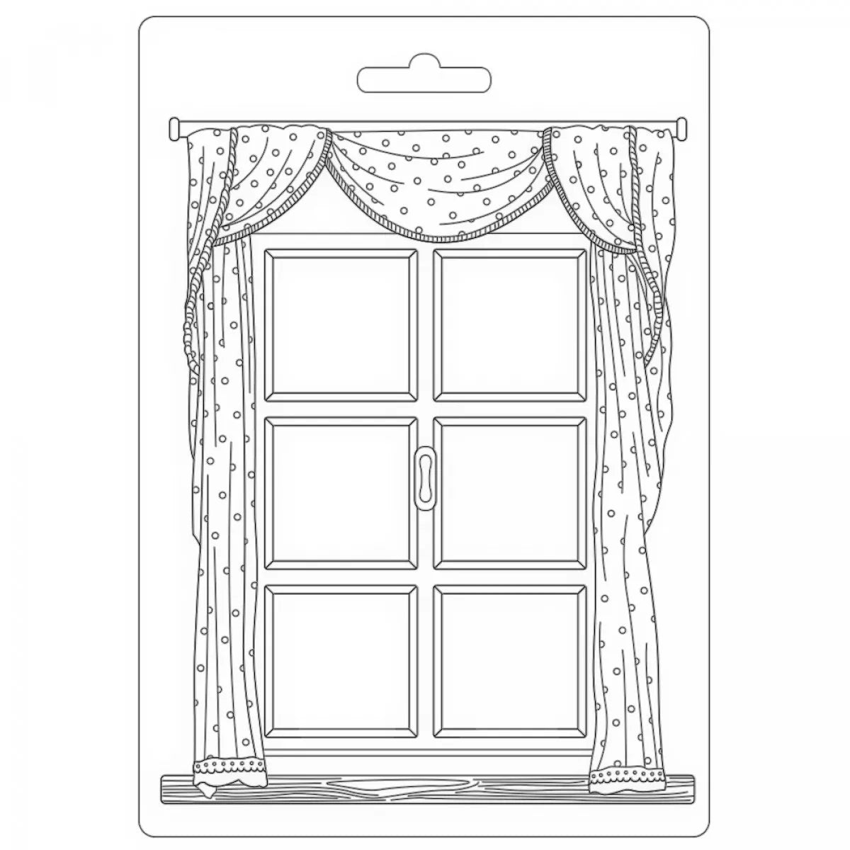 Molde Flexible A5 Daydream Ventana - Stamperia