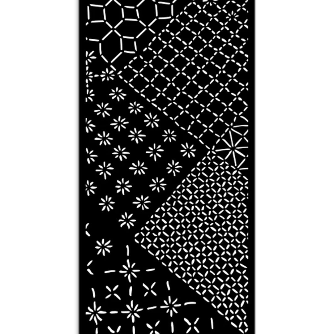 Stencil 12X25cm Quiet Days - Mixed Tiles