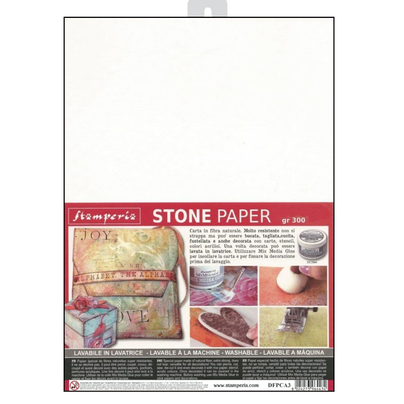 Stone Paper Lavable A3 - Papel Piedra 300g