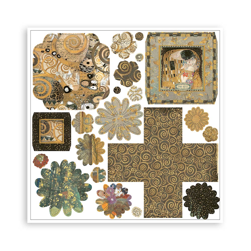 Paper Kit 3D - Caja Explosiva Klimt (vista 2)