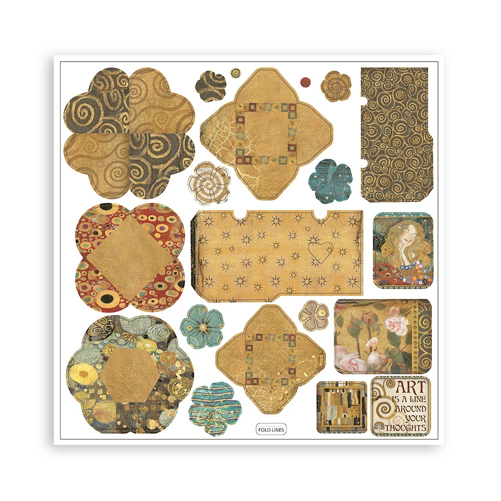 Paper Kit 3D - Caja Explosiva Klimt (vista 6)