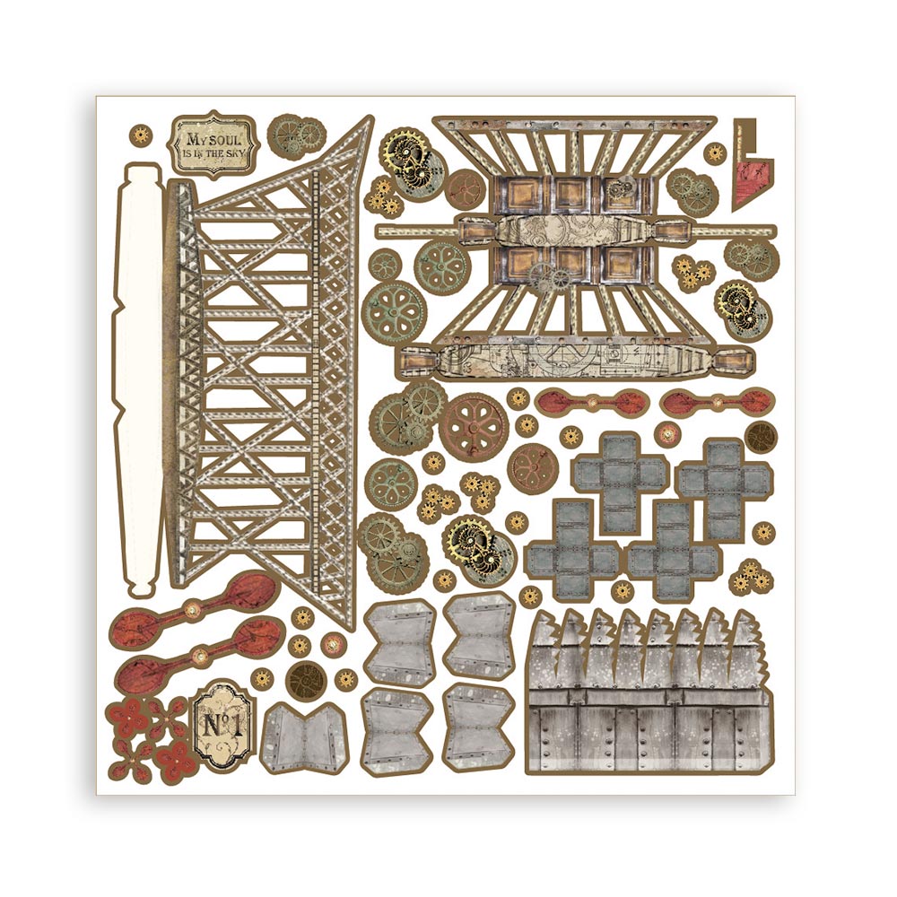 Paper Kit 3D - Aeronave Miniatura Sir Vagabond Aviator (vista 5)