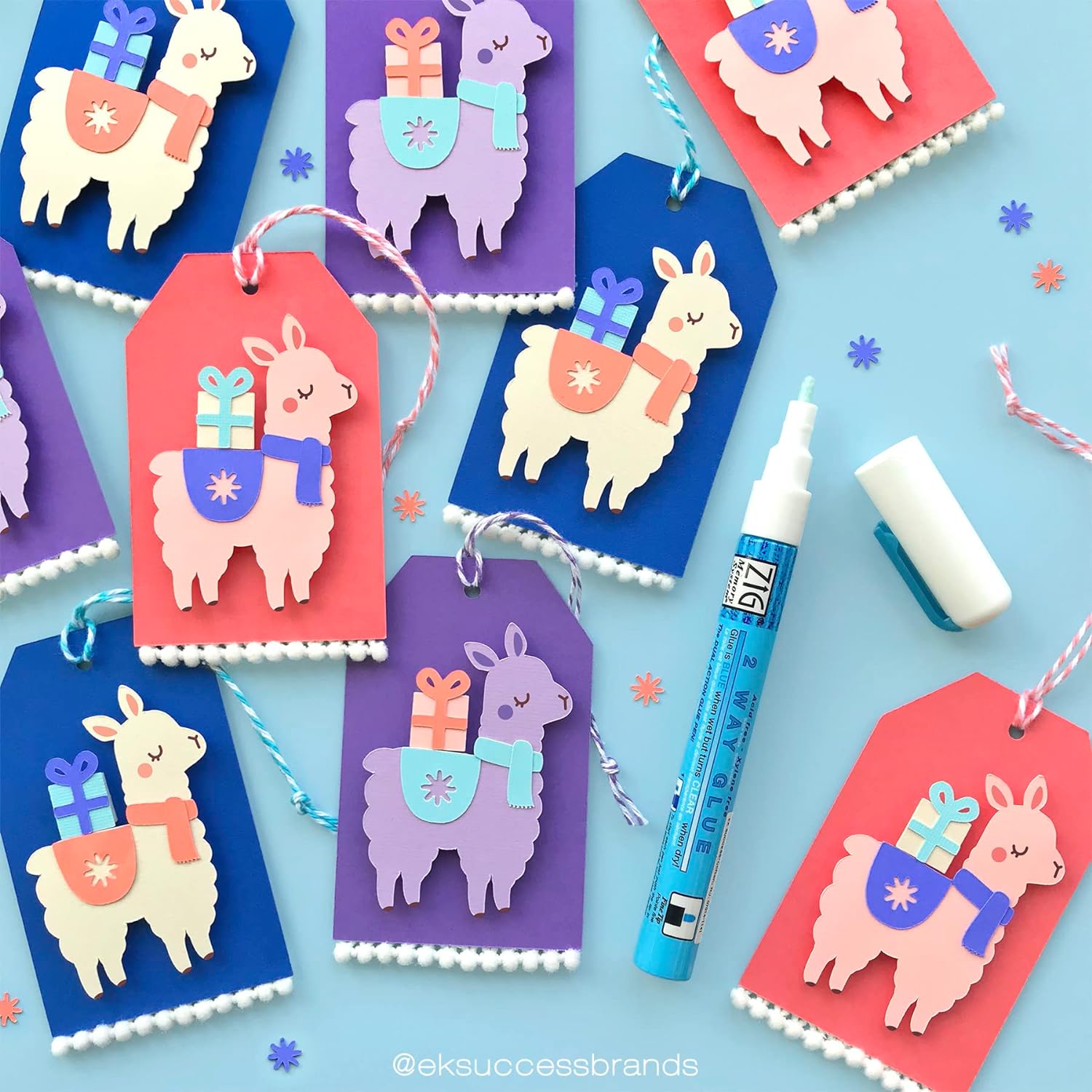 Pegamento doble acción punta fina