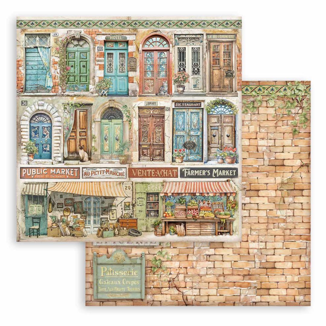 Block de Cartulinas ''Art of Travelling" de 30.5x30.5cm