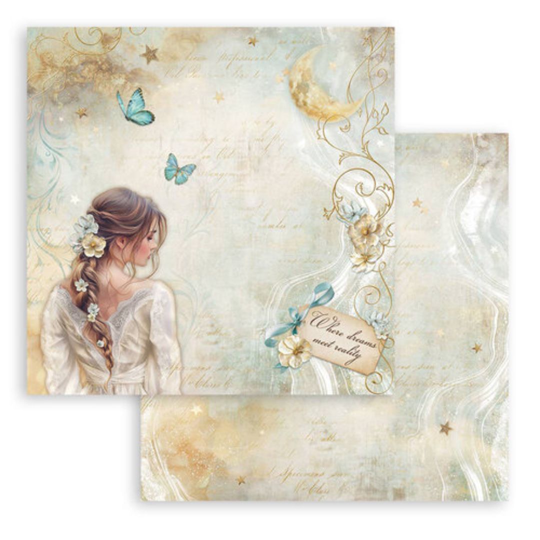 Block de Cartulinas ''Romantic Masquerade" de 20.3x20.3 cm
