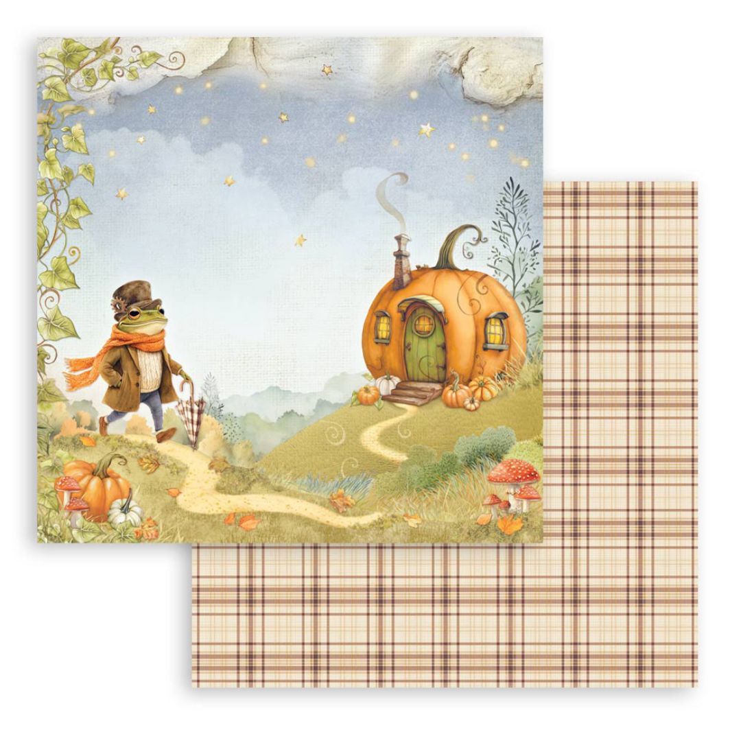 Block de Cartulinas ''Whispering Woods" de 20.3x20.3 cm