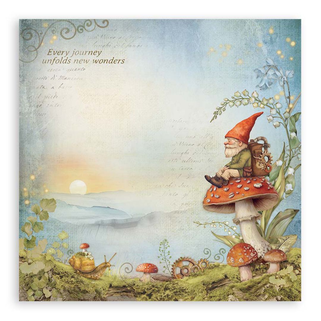 Block de Cartulinas ''Romantic Hidden Grove" de 20.3x20.3cm - 22Hj