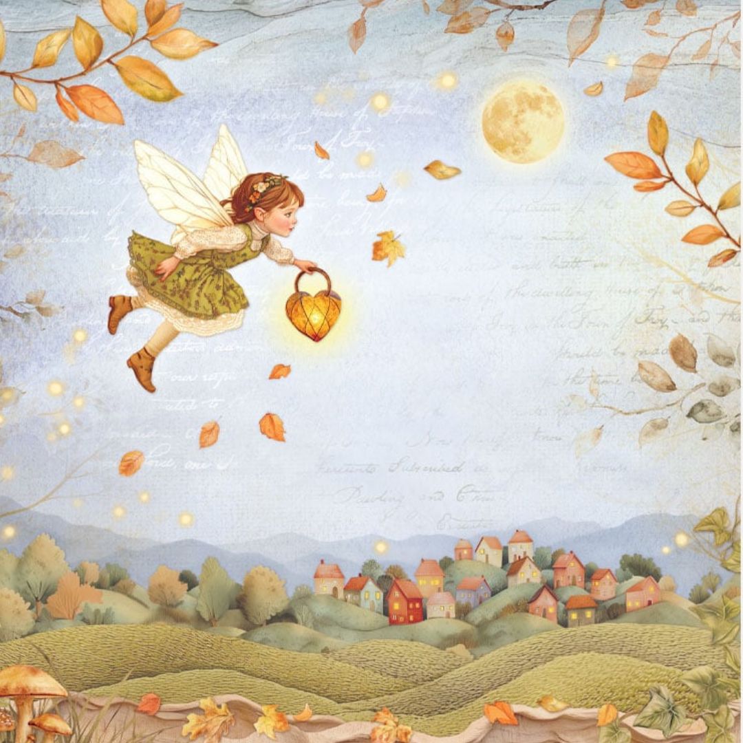 Block de Cartulinas ''Romantic Whispering Woods" de 20.3x20.3cm - 22Hj