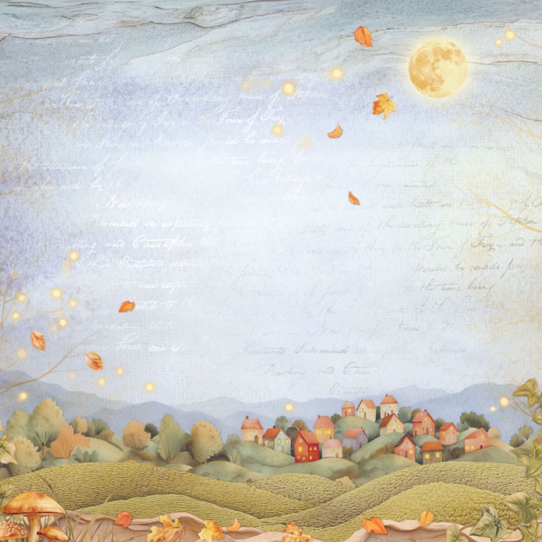 Block de Cartulinas ''Romantic Whispering Woods" de 20.3x20.3cm - 22Hj