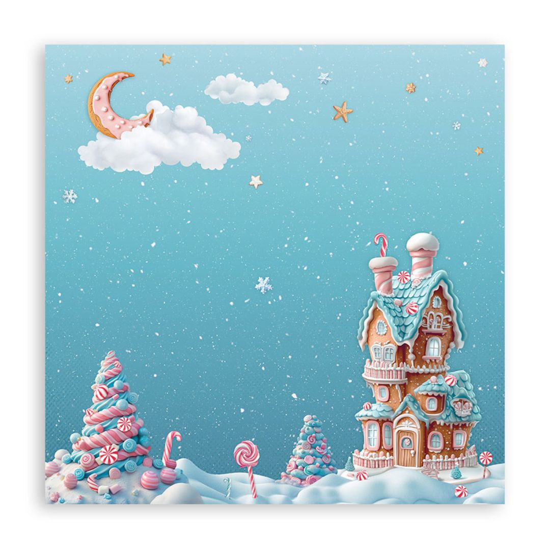 Block de Cartulinas ''Romantic Candy Christmas" de 30.5x30.5cm - 22Hj