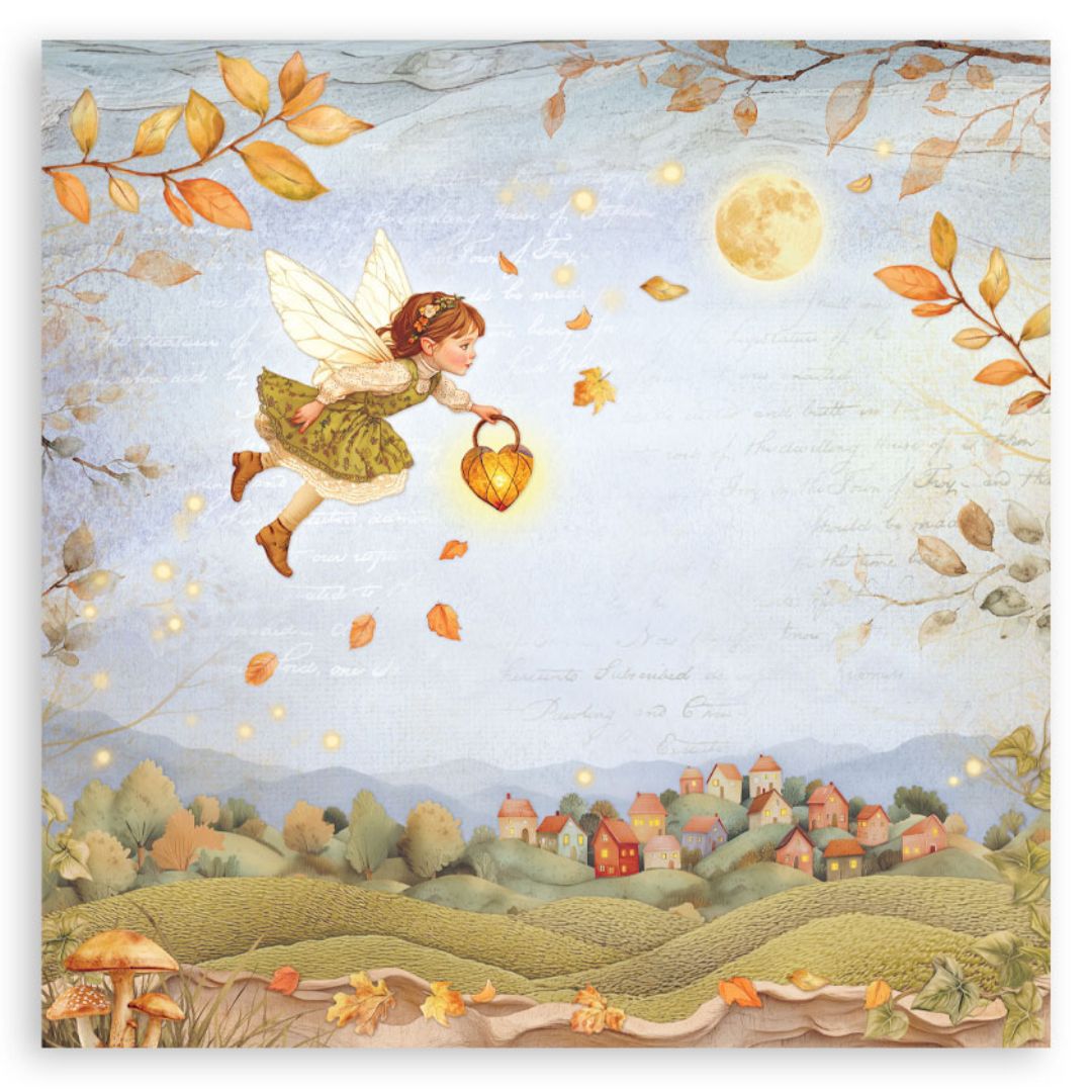 Block de Cartulinas ''Romantic Whispering Woods" de 30.5x30.5cm - 22Hj