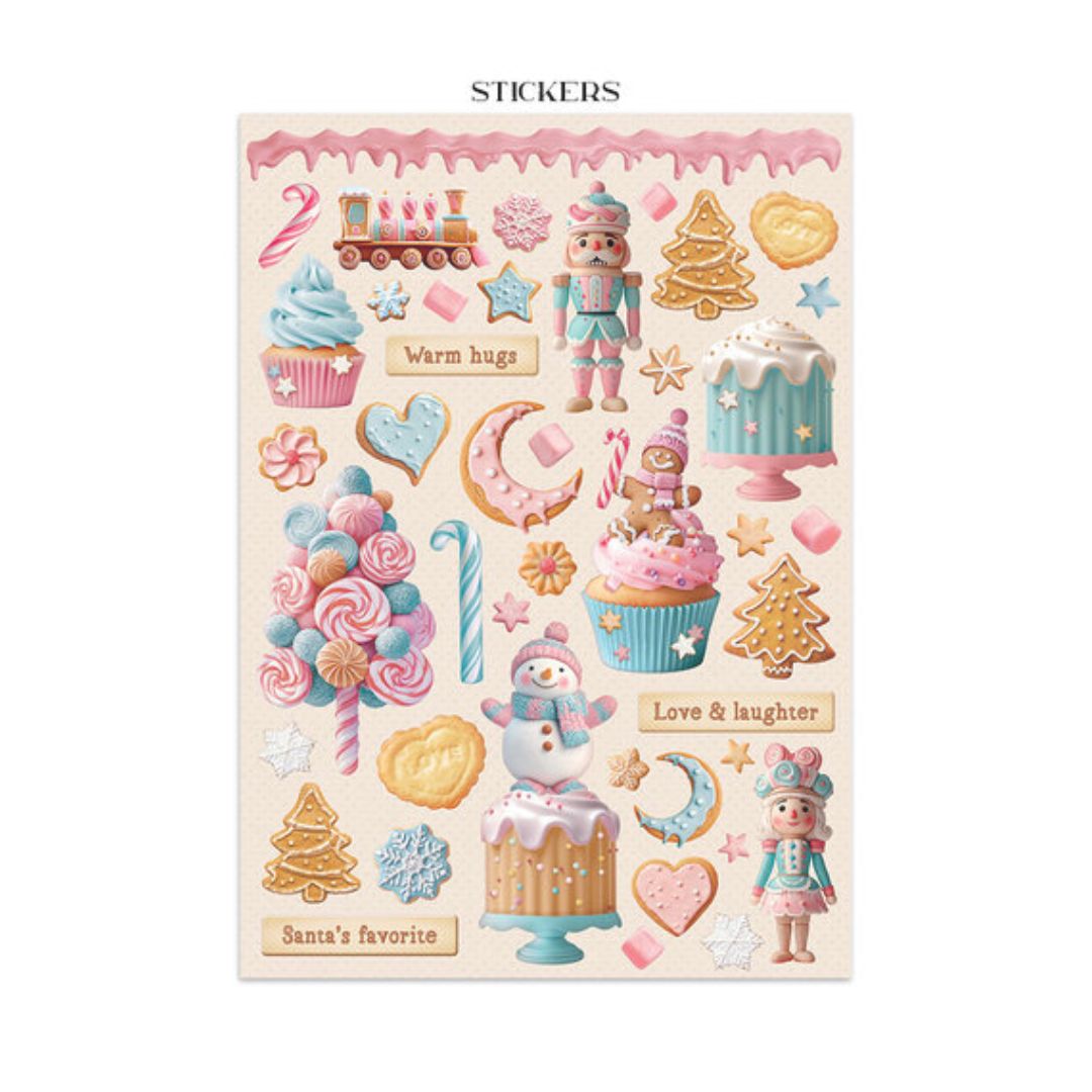 Junk Journal Candy Christmas