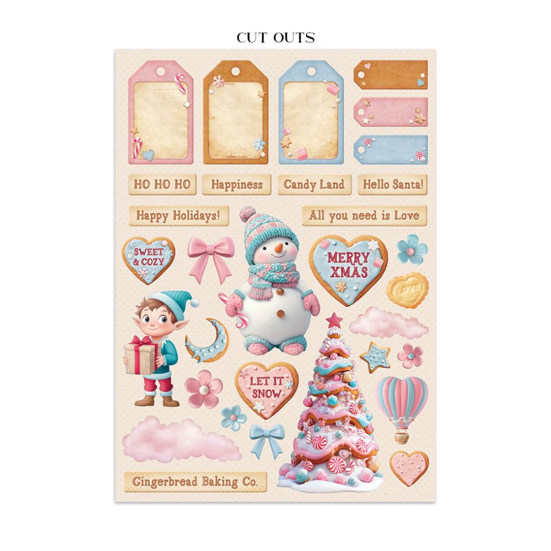 Junk Journal Candy Christmas