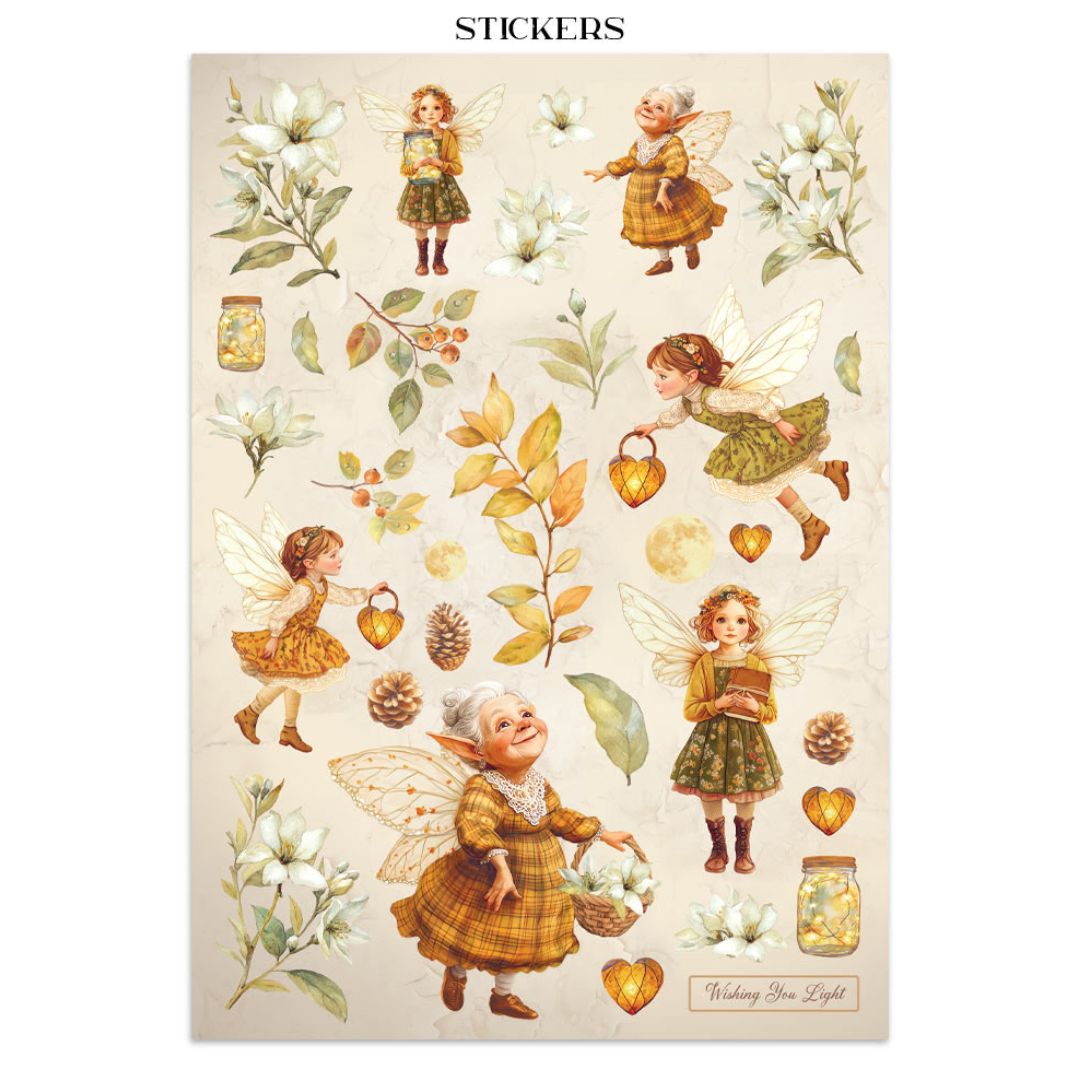 Junk Journal Romantic Whispering Woods (vista 5)