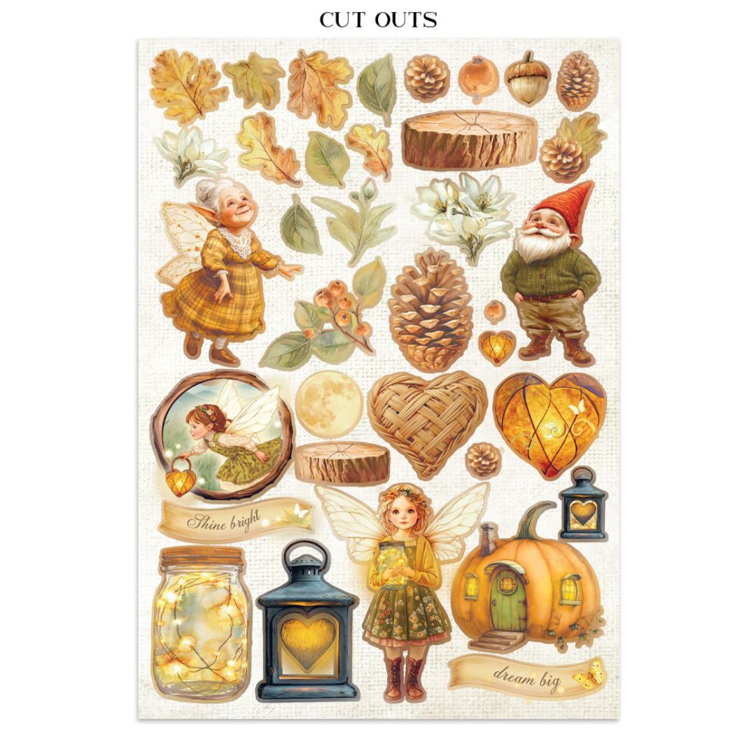 Junk Journal Romantic Whispering Woods (vista 6)