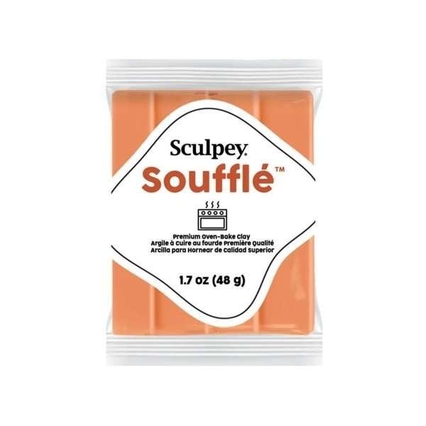 Sculpey Soufflé Pumpkin (Calabaza) – arcilla polimérica gamuza 48 g